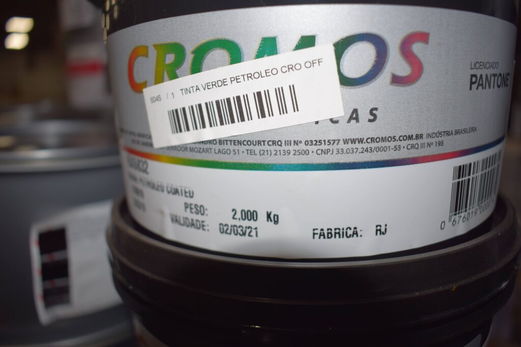 TINTA VERDE PETROLEO