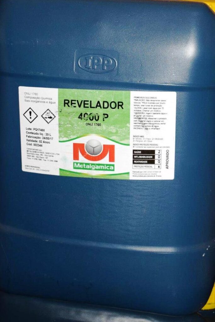 REVELADOR DE CHAPAS LÍQUIDO