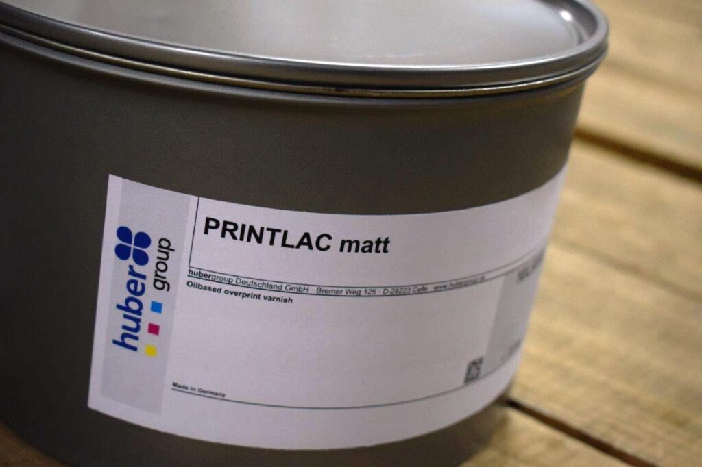 VERNIZ FOSCO SOBRE IMPRESSÃO HOSTMAN