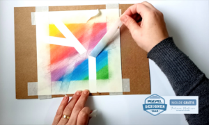 Desenho com giz pastel seco